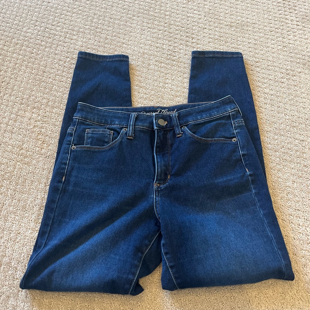 Universal Thread Dark Blue High Rise Skinny Jeans